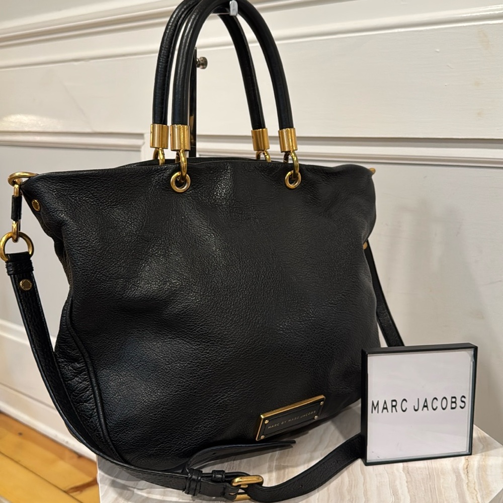 Marc Jacobs Large Too Hot To Handle Pebbled Leather Satchel Bag